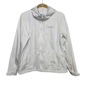 Columbia Zuma Stack II Lightweight Hooded Windbreaker Jacket Sz S 20" PTP